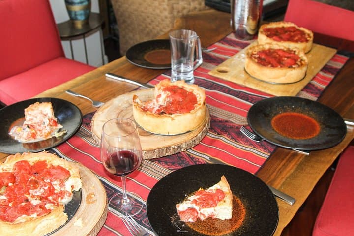 Traveling Spoon Chicago-Style Deep Dish Pizza Private Online Cooking Class 