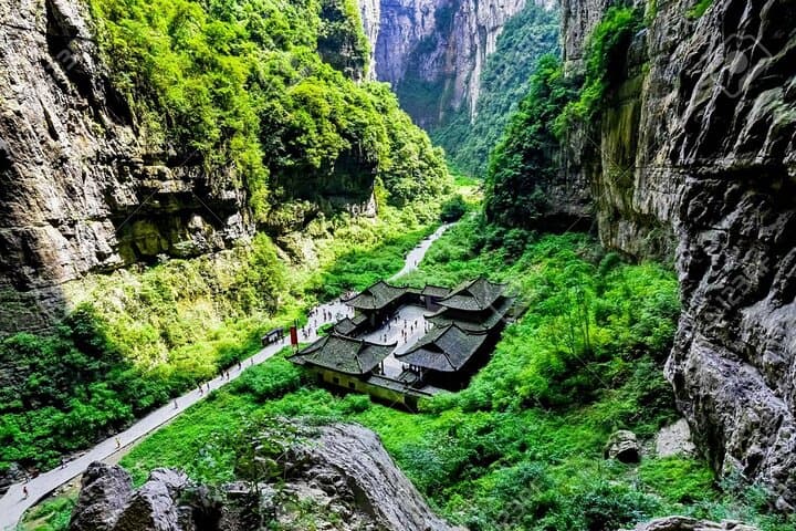 Chongqing Private Day Tour to Wulong Karst National Geology Park 
