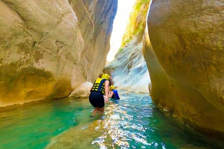Canyoning and Rafting Adventure incl. Lunch from Antalya