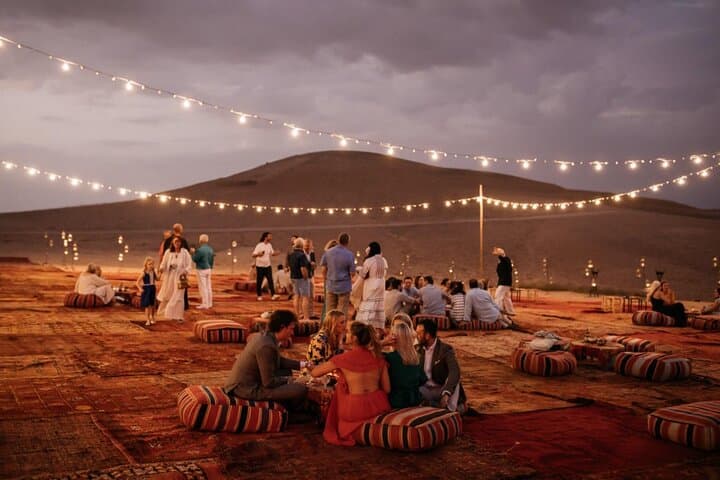 From Marrakech: Magical Dinner In Agafay Desert Under the Stars