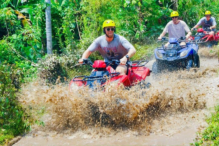 Bali ATV Quad Adventure - Ubud Monkey Forest and Waterfall