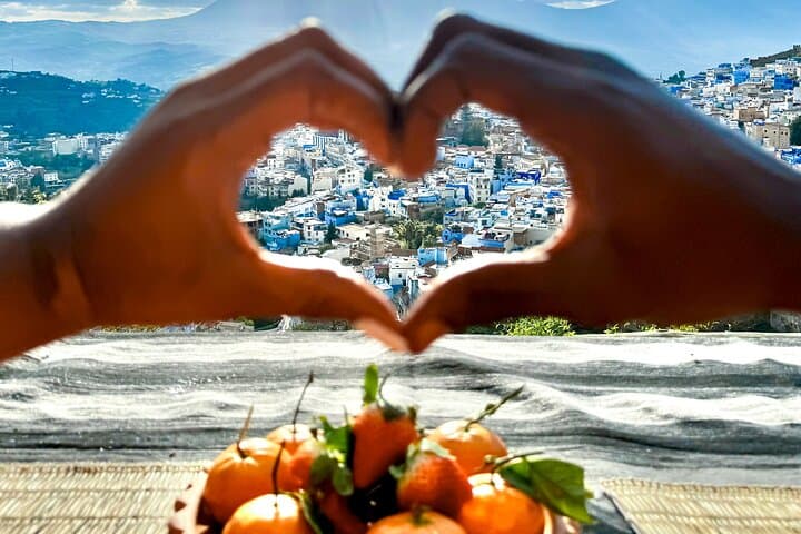 3-Hour Cooking Class overlooking the Blue City