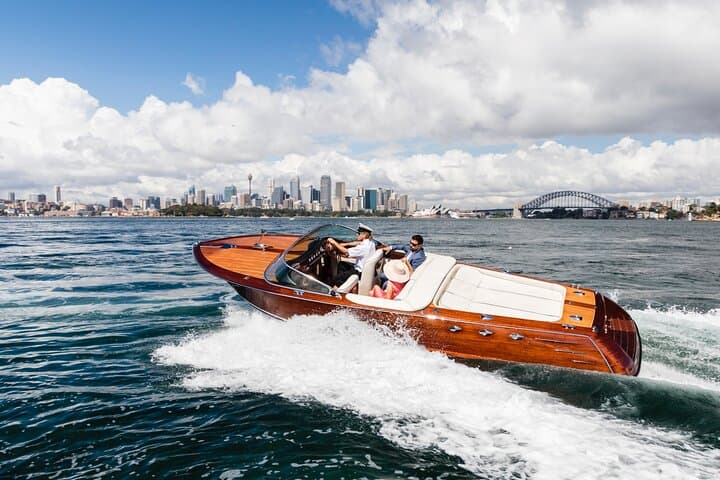 Luxury Italian Wooden Speedboat Cruises in New South Wales