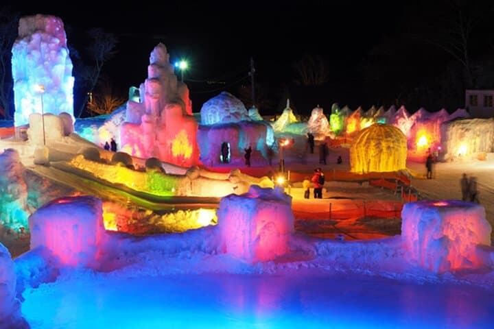 2026 Lake Shikotsu Ice Festival in Hokkaido