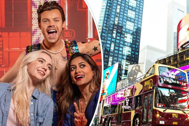 New York: Madame Tussauds Wax Museum and 24hr Hop-on Hop-off Tour