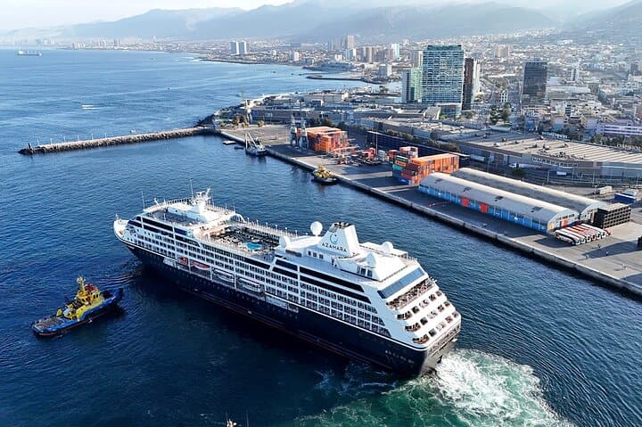 San Antonio Cruise Tour Valparaíso & Casablanca, Santiago Dropoff