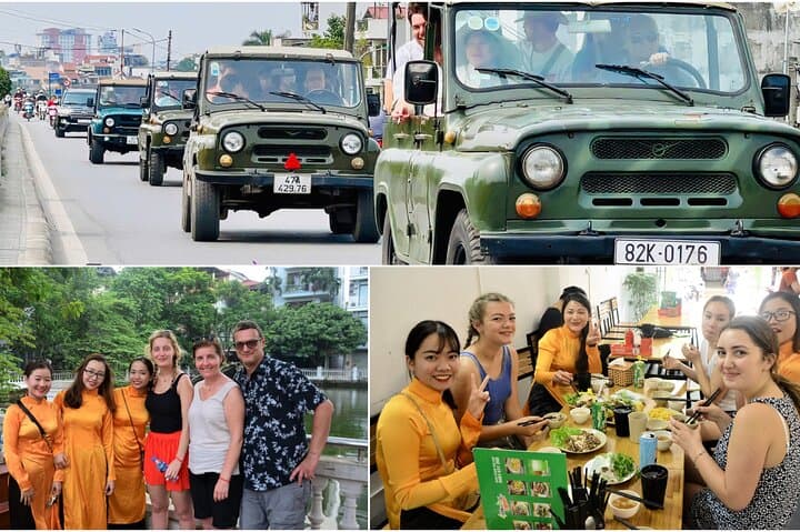 Hanoi Jeep Tour: Food, Culture, Sightseeing & Fun