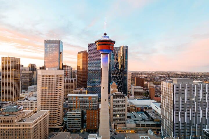 Calgary City Tour: Peace Bridge, Calgary Tower & Stephen Avenue