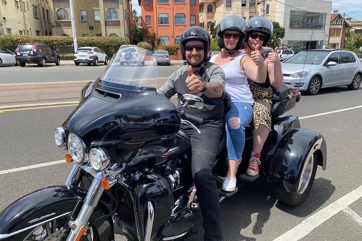 Harley Davidson Trike Tour of Melbourne
