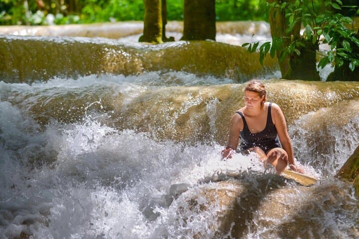 Kayaking Nam Khan river and Tad Sae Waterfal Luang Prabang tour