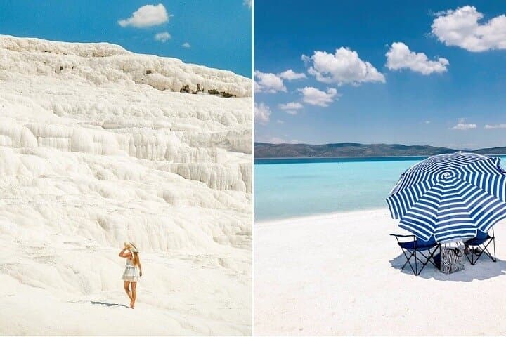Salda Lake & Pamukkale Day Tour With Thermal Pools & Hierapolis