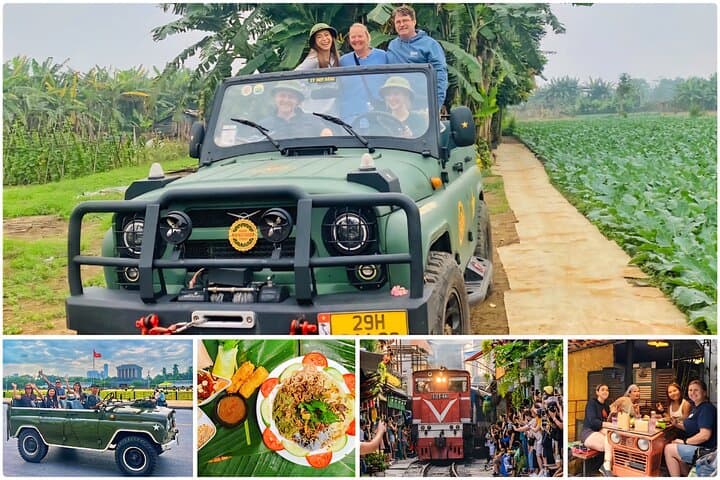 Hanoi Jeep Tour: Food, Culture and Fun by Vietnam Army Jeep