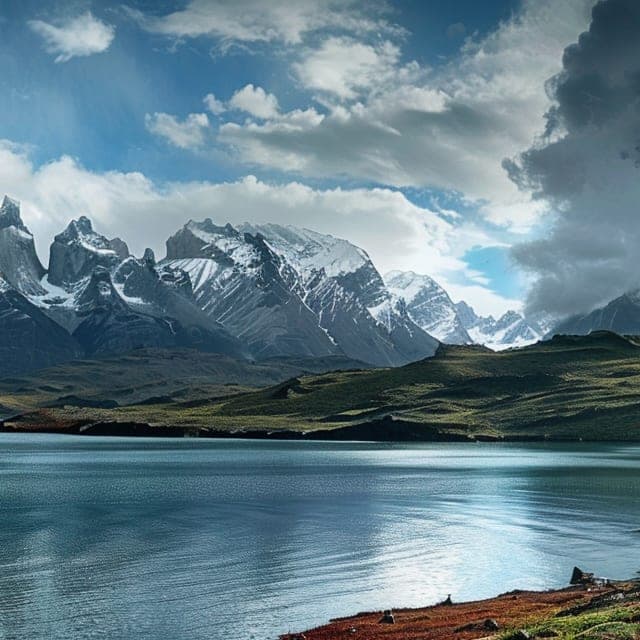 Picture of Cordillera del Paine, Torres de Paine, Magallanes and Chilean Antarctica, Chile