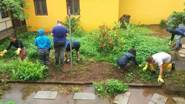 Volunteer Construction in Goa, India