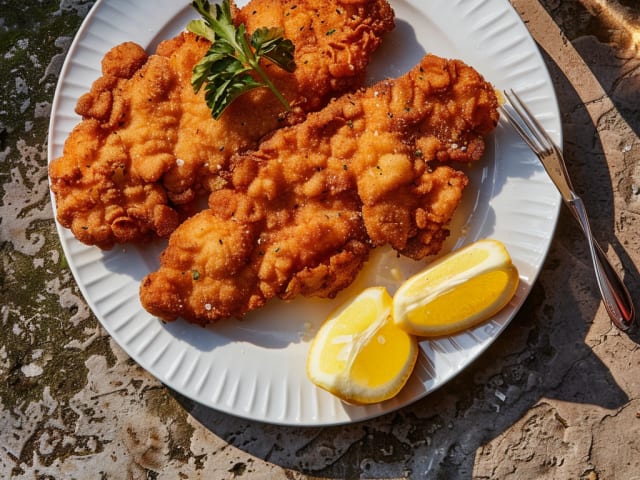 A picture of Wiener Schnitzel
