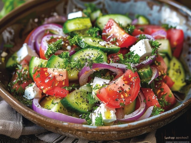 A picture of Shopska Salad