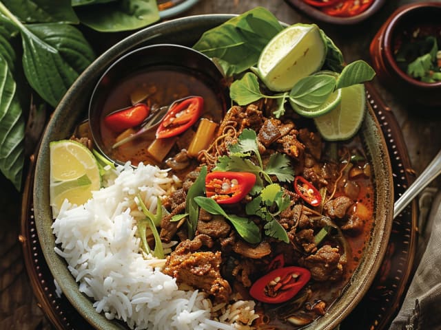 A picture of Ohn No Khao Swè