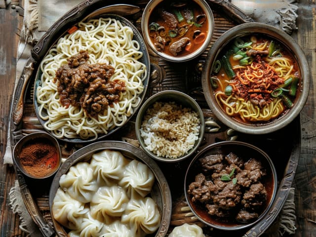 A picture of Khuushuur