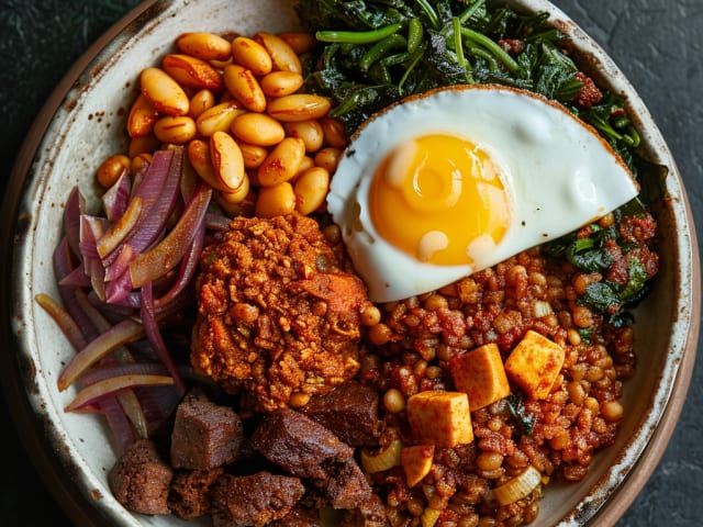 A picture of Waakye