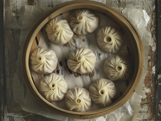 A picture of Xiaolongbao