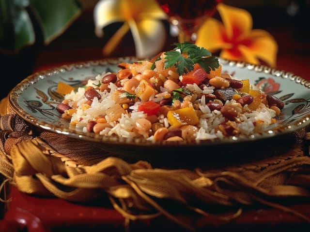 A picture of Rice and Beans
